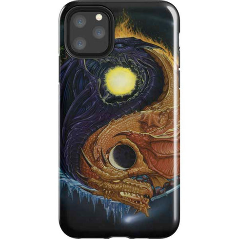 Yin Yang Dragon by Ed Beard Jr iPhone Cases